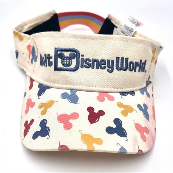 Junk Food Clothing Accessories - DISNEYWORLD Theme Parks Disney Parks Mickey Mouse Balloon Visor Hat Junkfood